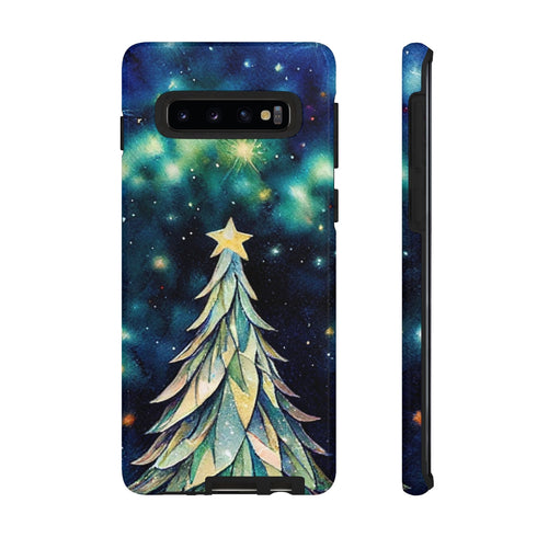 Christmas Tree On a Sky Full of Stars - Impact Resistant Phone Case Samsung Galaxy S10 Glossy